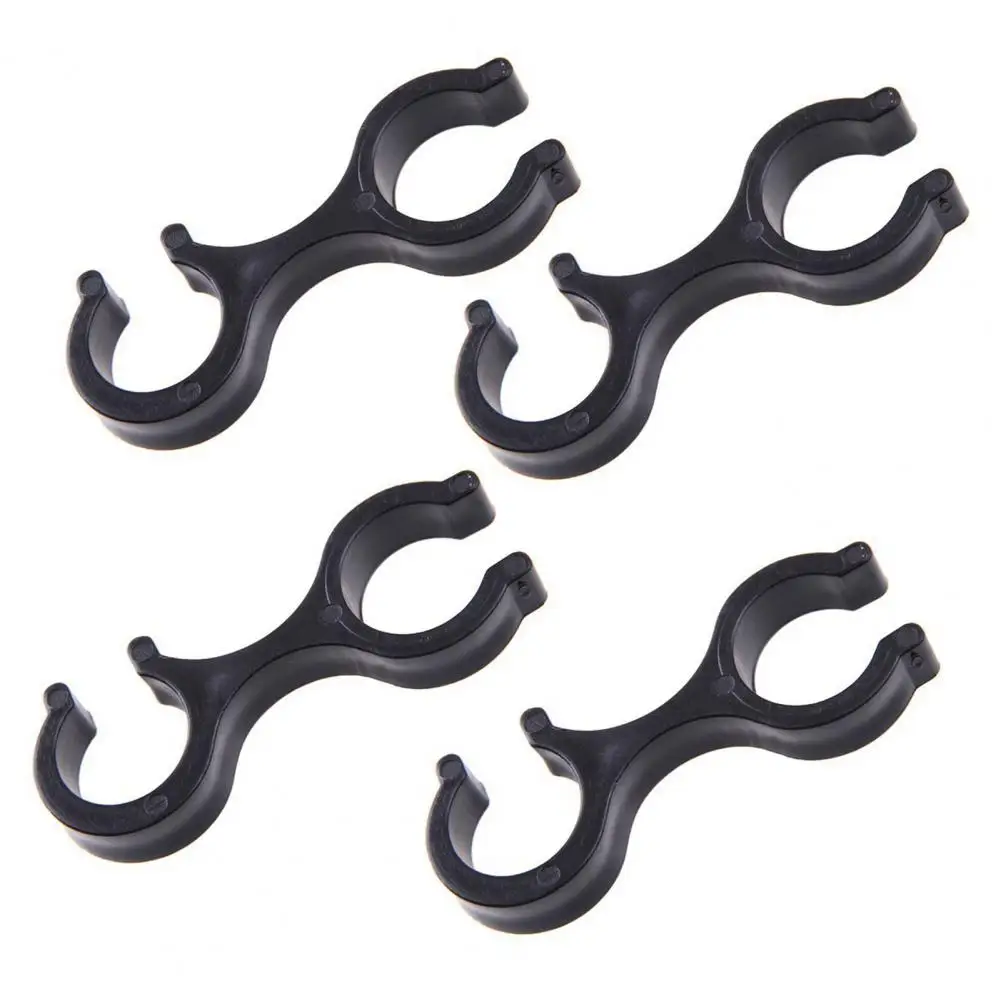 

4Pcs Outdoor Walking Sticks Connecting Buckle Climbing Rod Clip 8-Character Non-slip Trekking Pole Double Ring Buckle