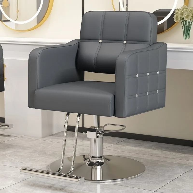 كرسي حلاقة للتجميل كرسي بذراعين مريح جمالي حصيرة كرسي حلاق منظم عصري Meuble De Salon Accessories #3