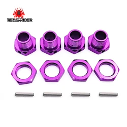 Aluminum Alloy Hex Combiner 94762 94081 Wheel Hub 17mm Hexagon Adapter Metal Hex Nut 81011 for HSP 1/8 RC Cars