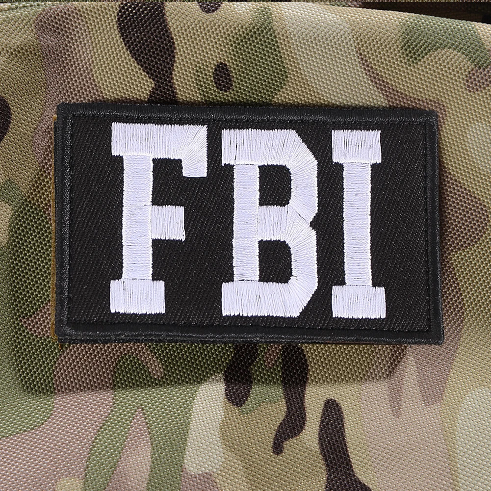 2pcs FBI Patches Emblem Funny - Urban Backpack Tactical 评论和价格