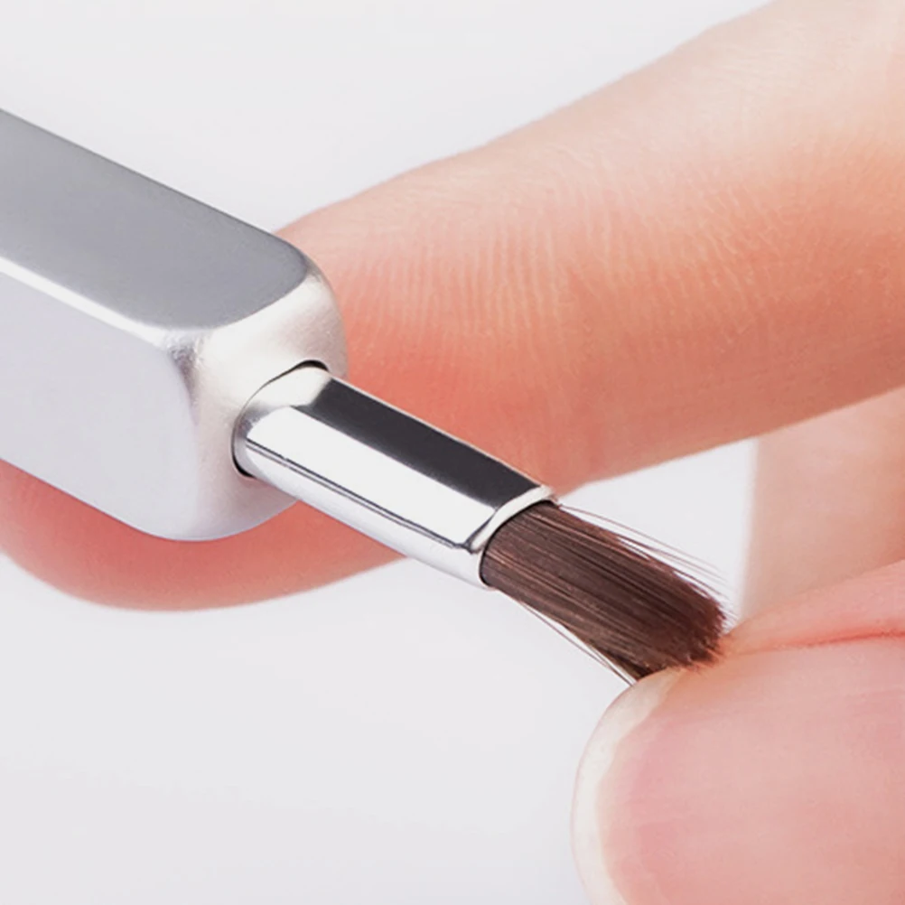 3 Pcs Brush Retractable Eyeshadow Makeup Tool Accessory Bionic Wool Comfort H Portable Makeup Accessory Storage