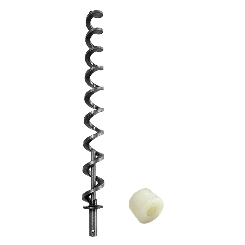 1PC Iron Feeding Screw Length 43cm with Bushing for Feeding of Outdoor Wood Pellet Oven Short Igniter Auger Screw Accessories