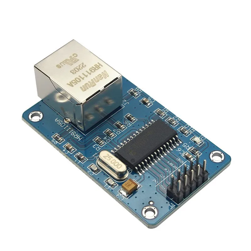 ENC28J60 LAN Ethernet Network Board Module 25MHZ Crystal AVR 51 LPC STM32 3.3V for Arduino