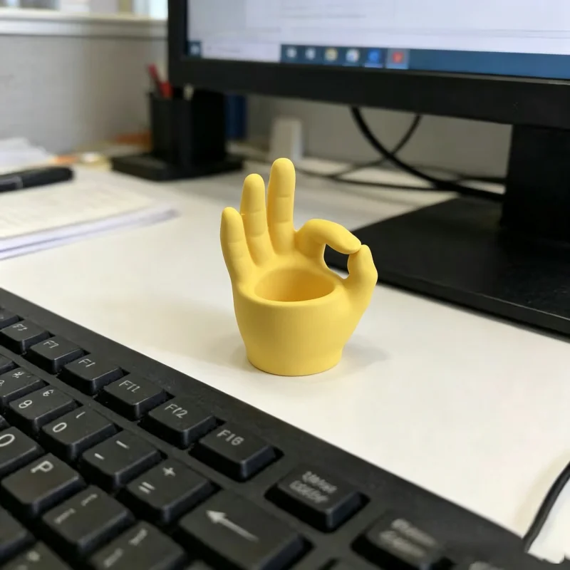 Plant Pot Small Desk - Recipiente de Armazenamento em Formato de