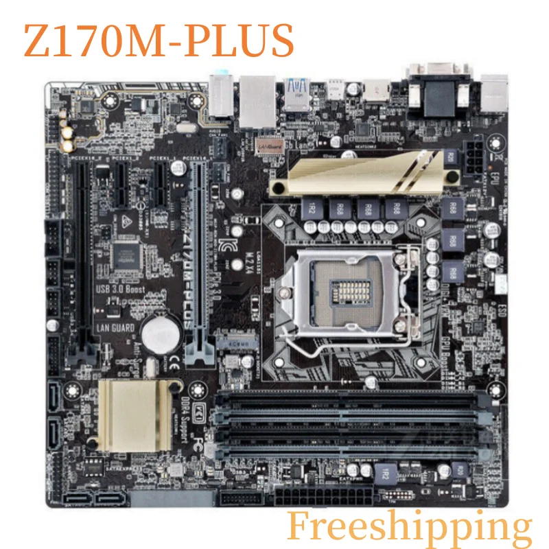 

For ASUS Z170M-PLUS Motherboard 64GB Z170 LGA1151 DDR4 Mainboard 100% Tested Fully Work