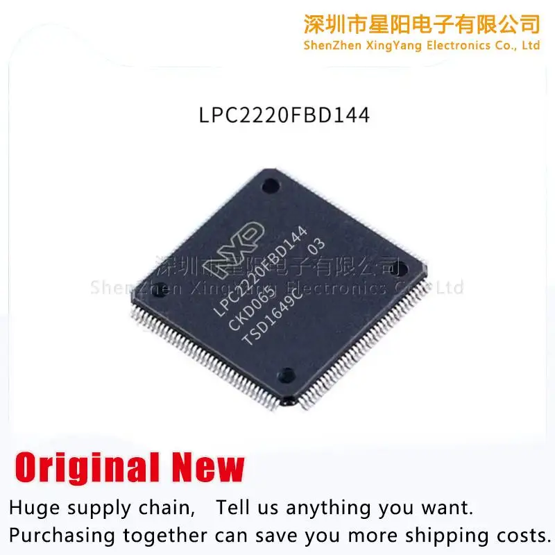 New original LPC2220FBD144 microcontroller chip spot