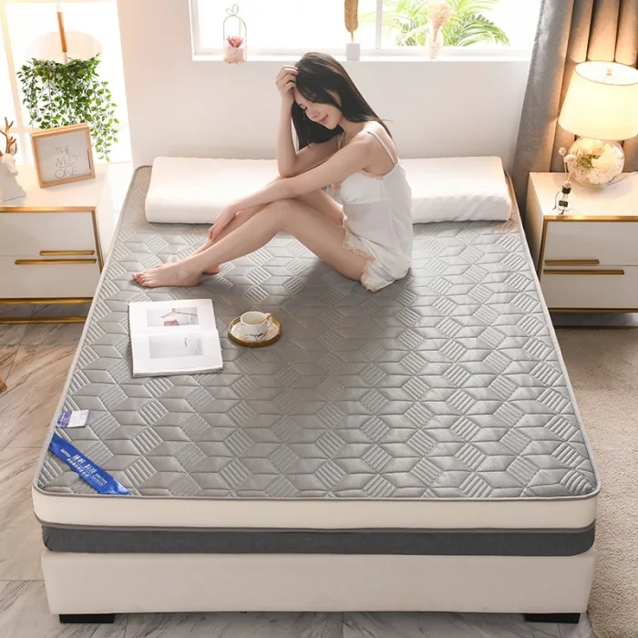 Exquisite Matratze aus Naturlatex, gepolsterte Matratze, Tatami-Matte für Einzel- und Doppelbetten im Schlafsaal