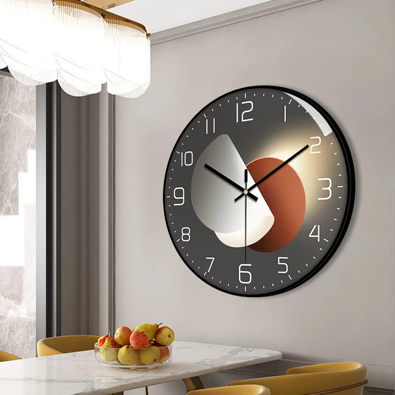 

Nordic Luxury Wall Clock Quartz Clock Living Room Creative Wall Decor Hanging Home Retro Wall Art Clock Decoration for Bedroom
