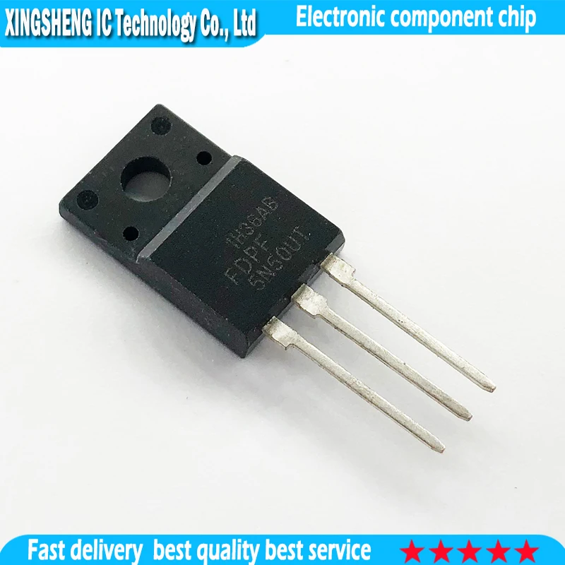 10pcs FDPF5N50UT TO-220F FDPF5N50 TO-220 5N50 5N50UT 500V 5A FDPF5N50T FDPF5N50FT