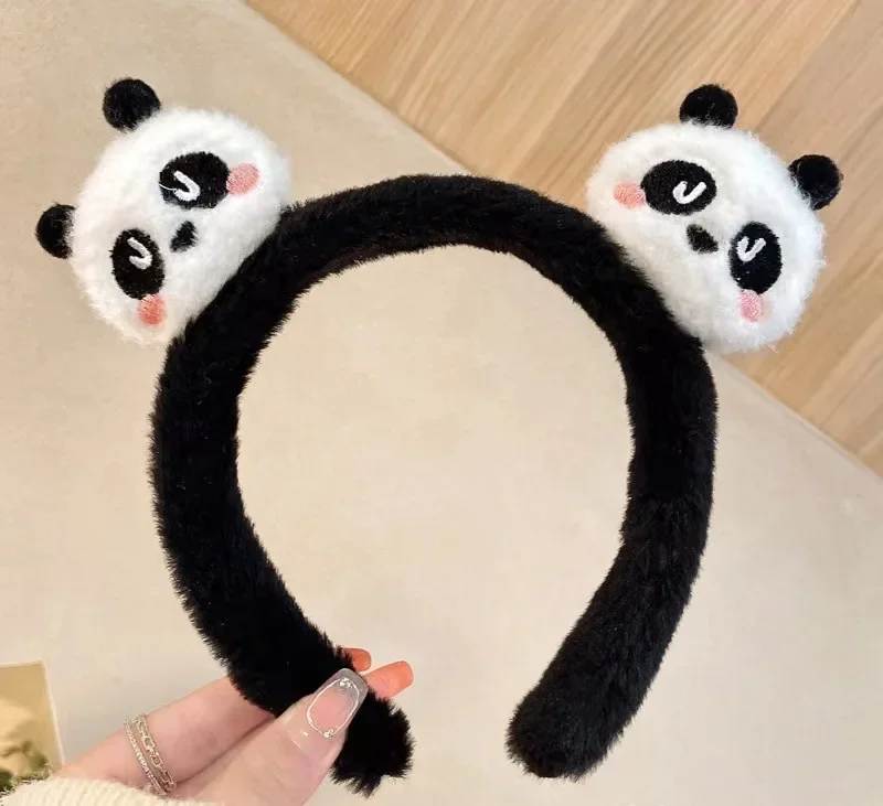 Süße Panda Puppe Stirnband Kopfschmuck waschen Gesicht Haar Karte Haars pange Haarband Schleife Kinder Erwachsenen Haar Zubehör