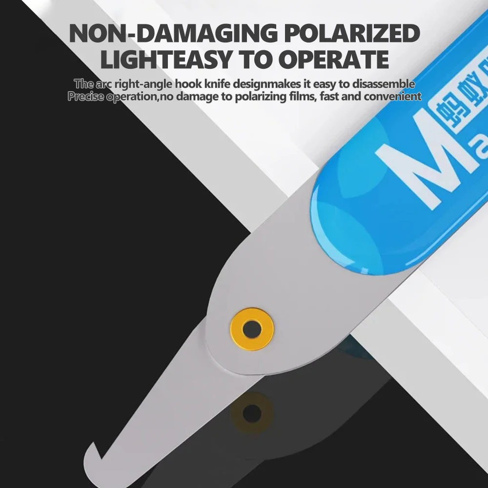 MaAnt M086 اثنين في واحد سكين تفكيك الشاشة لإصلاح الهاتف المحمول شاشة الحافة قوس منحني أداة تفكيك الشاشة