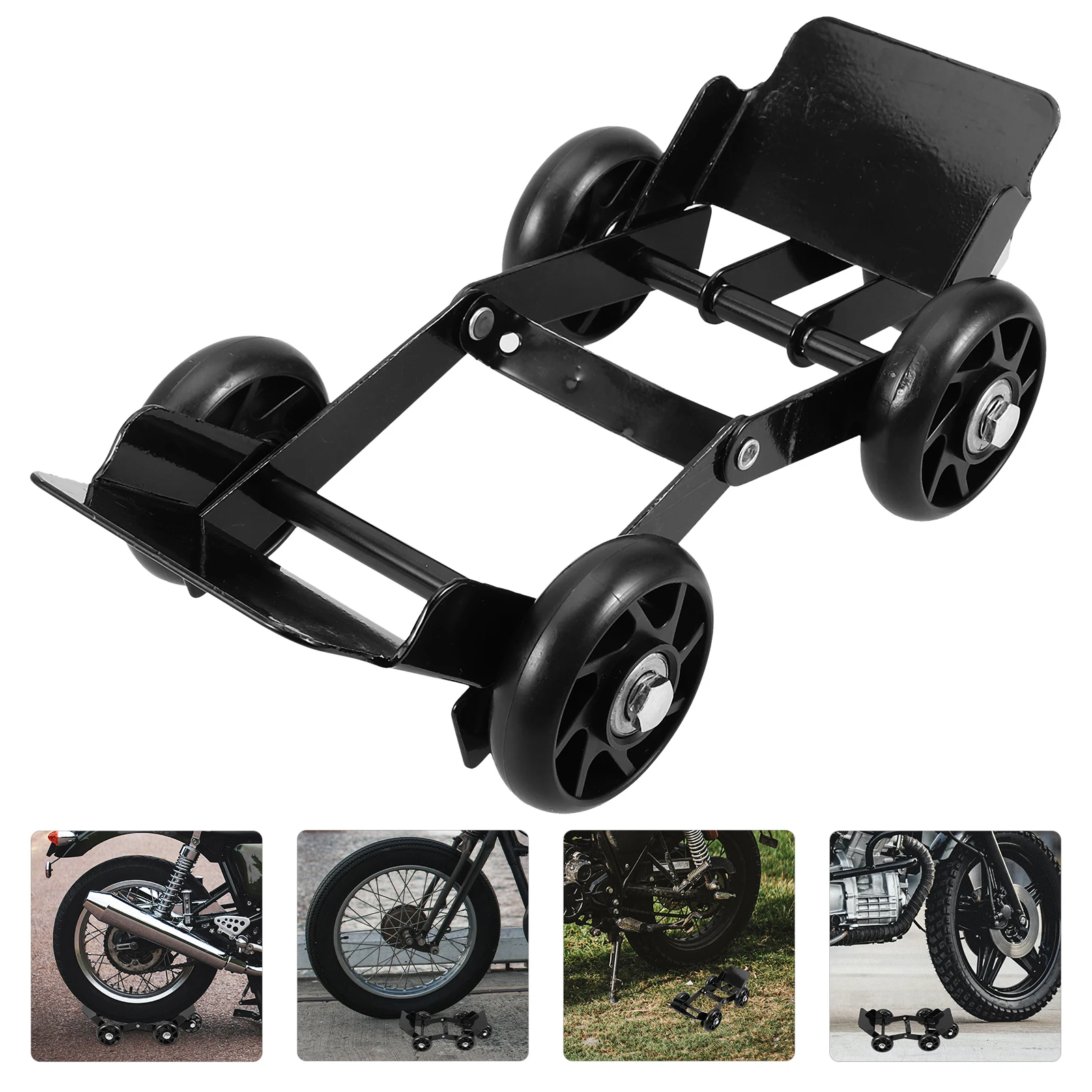 

Heavy Duty Mover Wheel Trolley Emergency Tool For Motorcycle Tricycle Electric Scooter Flat Tire Moving Wheel Roller Snowmobile