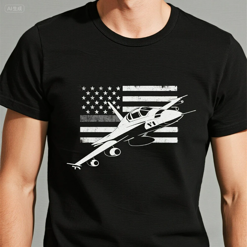 

Retro USA Flag F-18 Super Hornet Strike Fighter T-Shirt 100% Cotton O-Neck Summer Short Sleeve Casual Mens T-shirt Size S-3XL