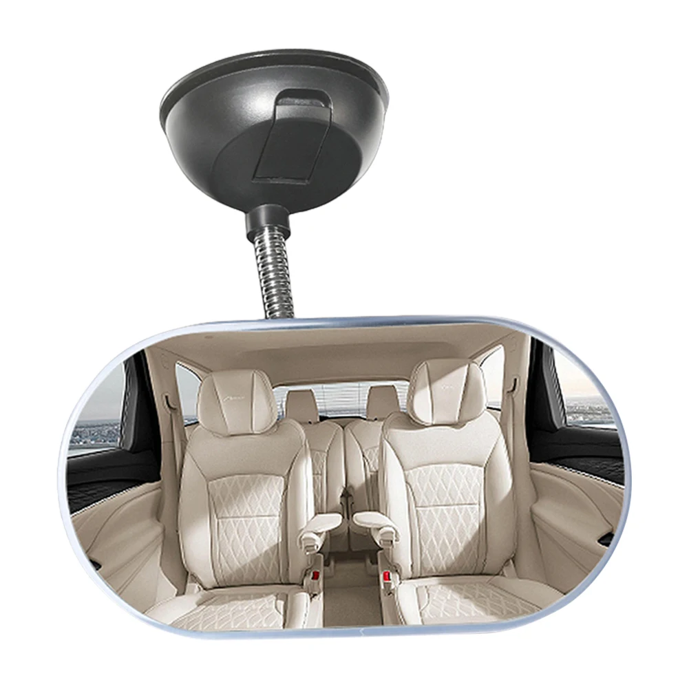 

Car Interior Baby Mirror Suction Cup 360 Degrees Rotatable Windshield Sun Visor Auxiliary Observe Mirror Baby Rear Convex Mirror