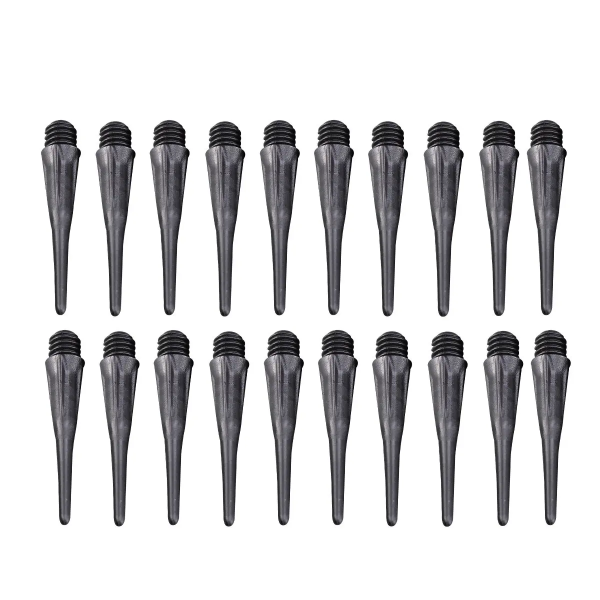 

50Pcs Replacement Dart Tip Points for Soft Tip PVC Construction Strong Wear Resistant Locking Hole Design Easy Removal