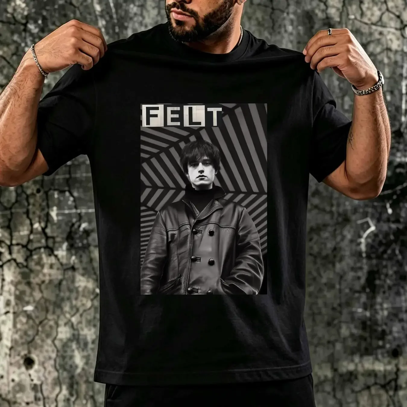 washed T Shirt Lawrence Felt long or short sleeves vintage Washed Stylish Top For Everyday Wear Versatile homme fashion graphic