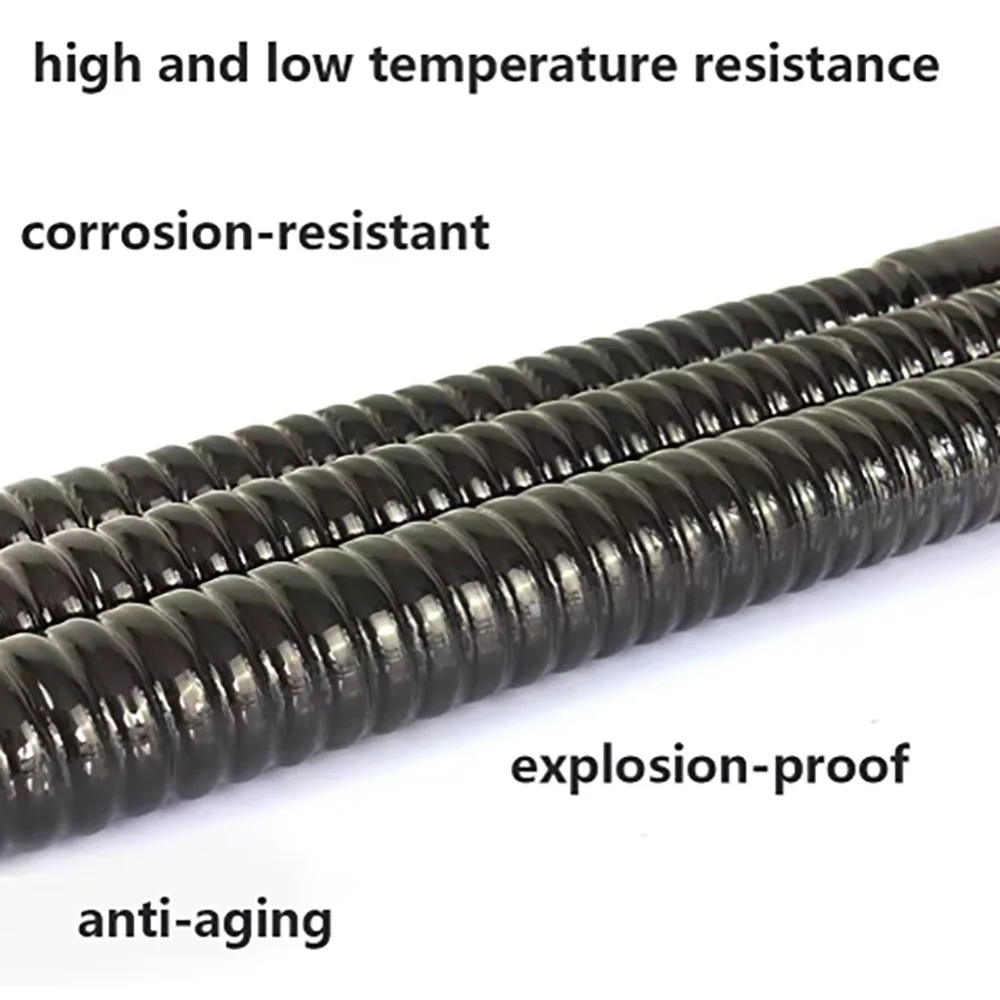 Wire Reinforced Black Silicone Turbo Intercooler Intake Hose, Anti-Collapse, High & Low Temp Resistant For Modified Cars