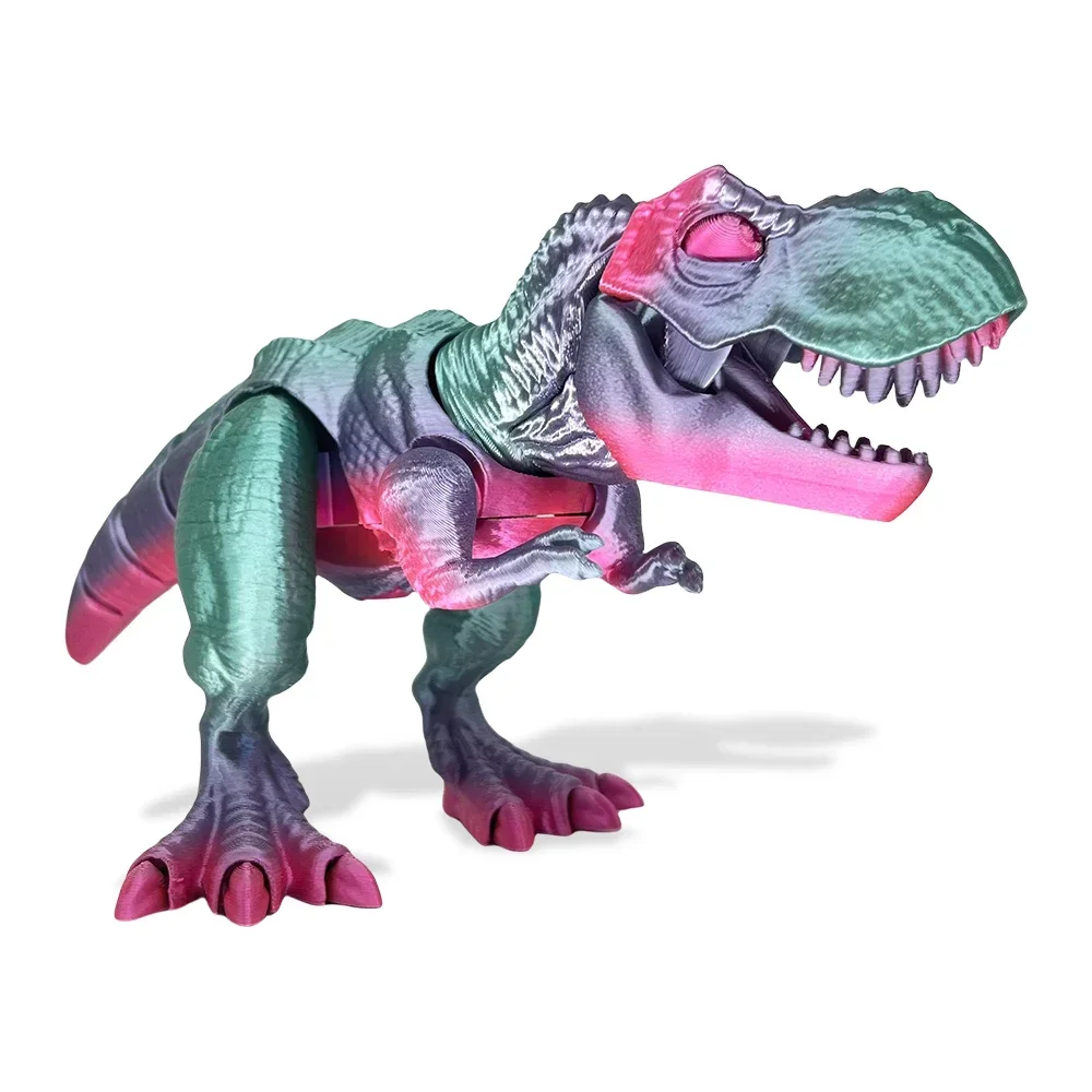 T-Rex Action Figure 3D Printing Miniature Joint Movable Gradient Plastic Model