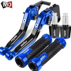 FZS 600 Brake Clutch Levers 22mm Handlebar Hand grips ends For Yamaha FZS600 Fazer 2003 1999 2000 2001 2002 1998 Motorcycle Part