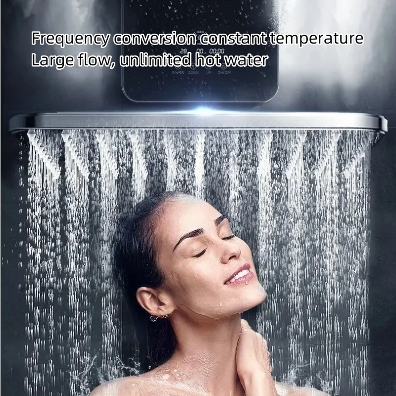 English Version Instant Heating Electric Water Heater Apartment Shower Hot Water Hotel Bathroom Bath Equipment Household Hot