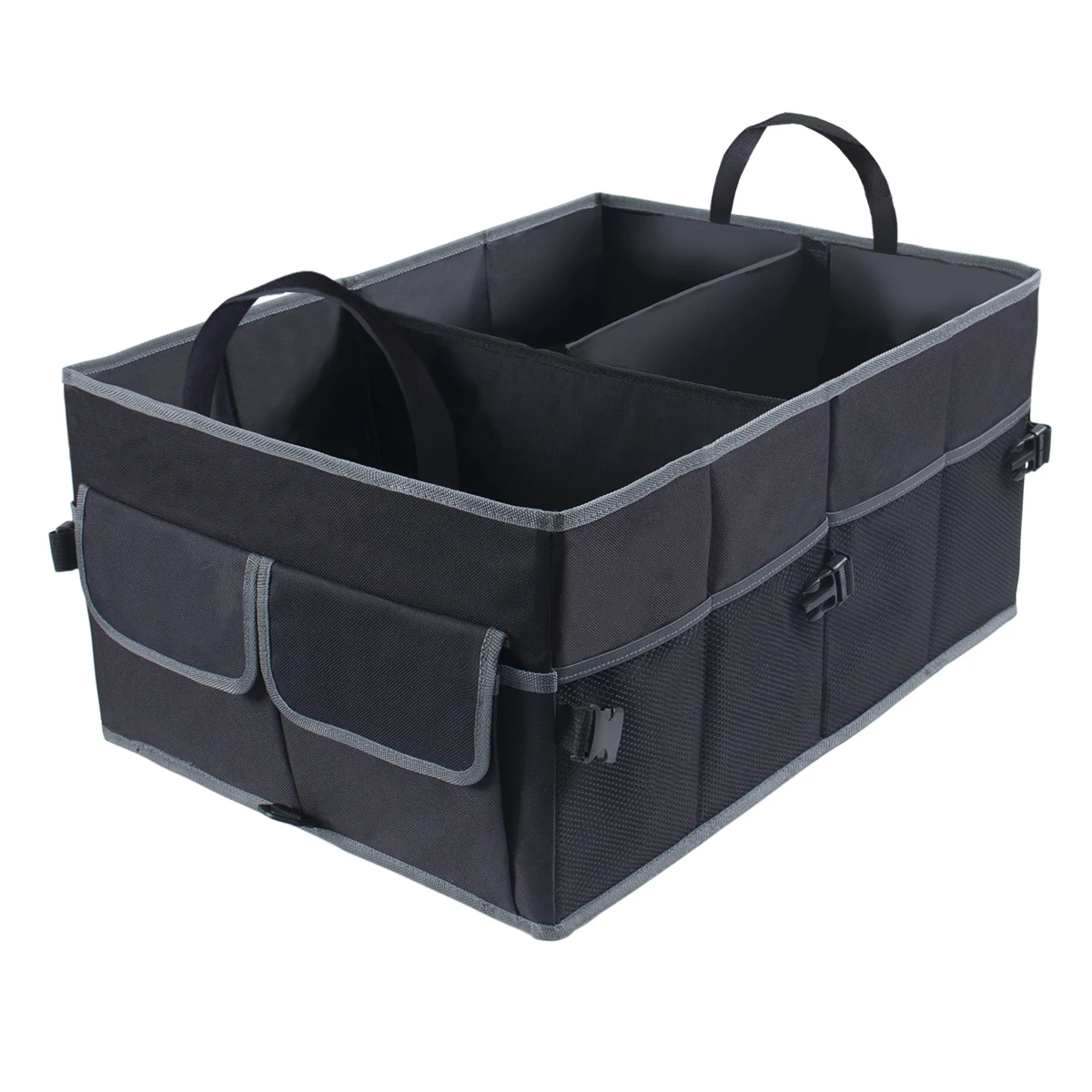 Auto Car Trunk Organizer - Multi-compartments Collapsible Durable Suv Car Organizer