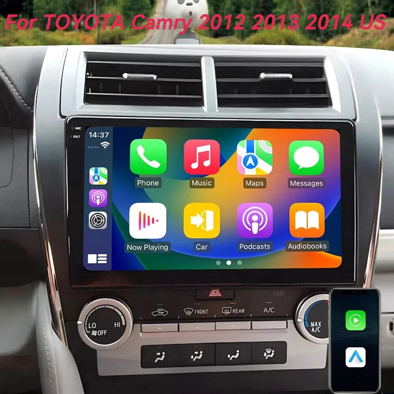 

Android 16 Car Radio For TOYOTA Camry 2012 2013 2014 US Version Multimedia Video Player GPS Navigation Wireless CarPlay Auto