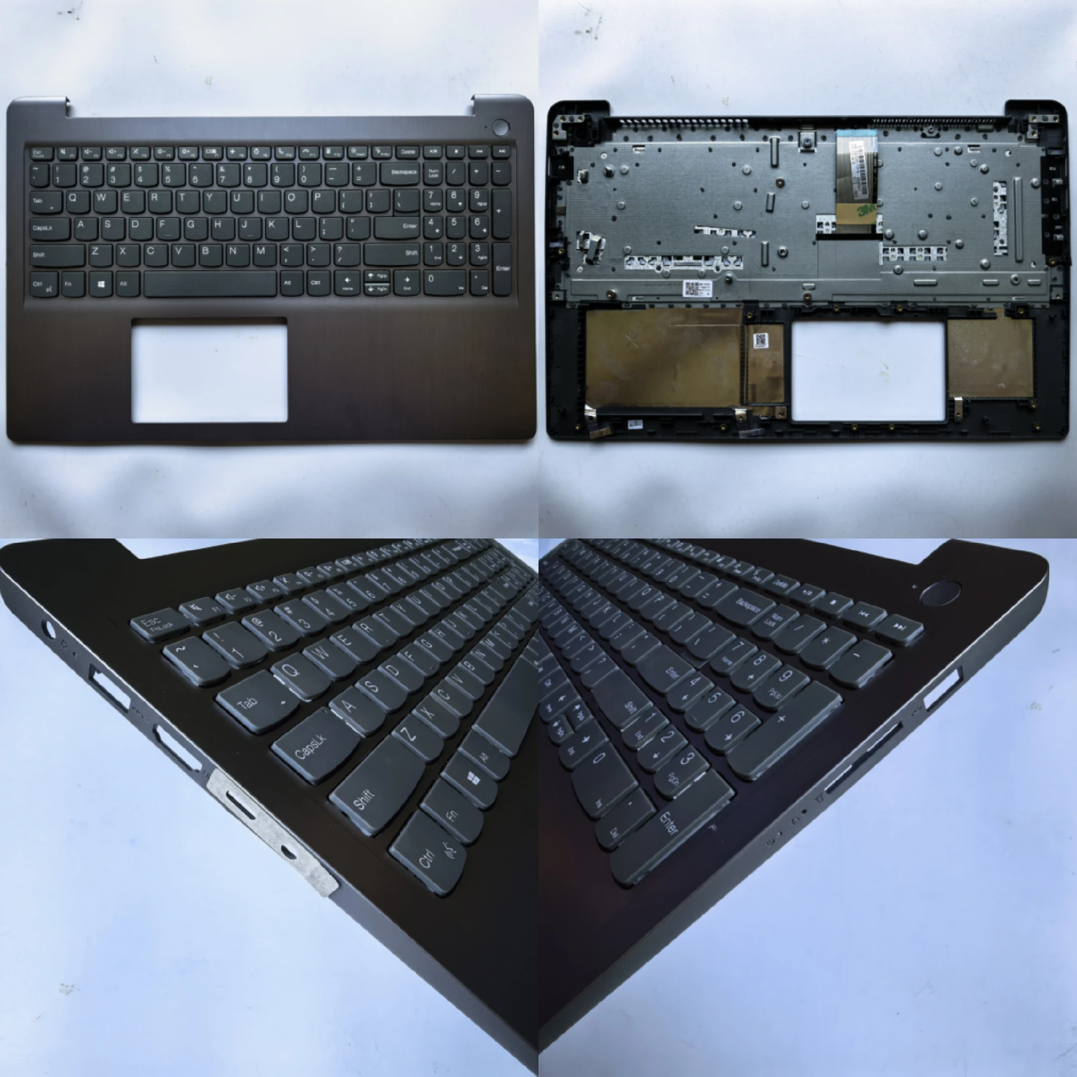 No-backlit New laptop upper case cover palmrest with keyboard  for lenovo 15S 2021