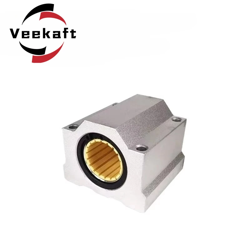 1PCS Engineering Plastic All Plastic Sliding Bearing Seat SC8QS SC10QS SC12QS SC16QS SC20QS SC25QS SC30QS for Linear Shaft CNC