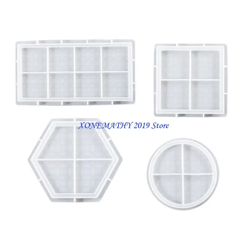 

F42F Силиконовые формы для тарелок Силиконовые формы для фруктовых подносов Маленькие формы для литья из эпоксидной смолы, для