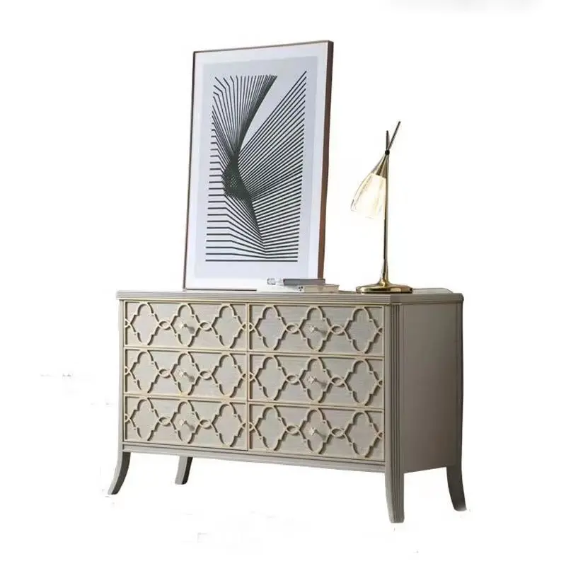 entrance cabinets, European neoclassical foyer decoration cabinets, post-modern old sideboards