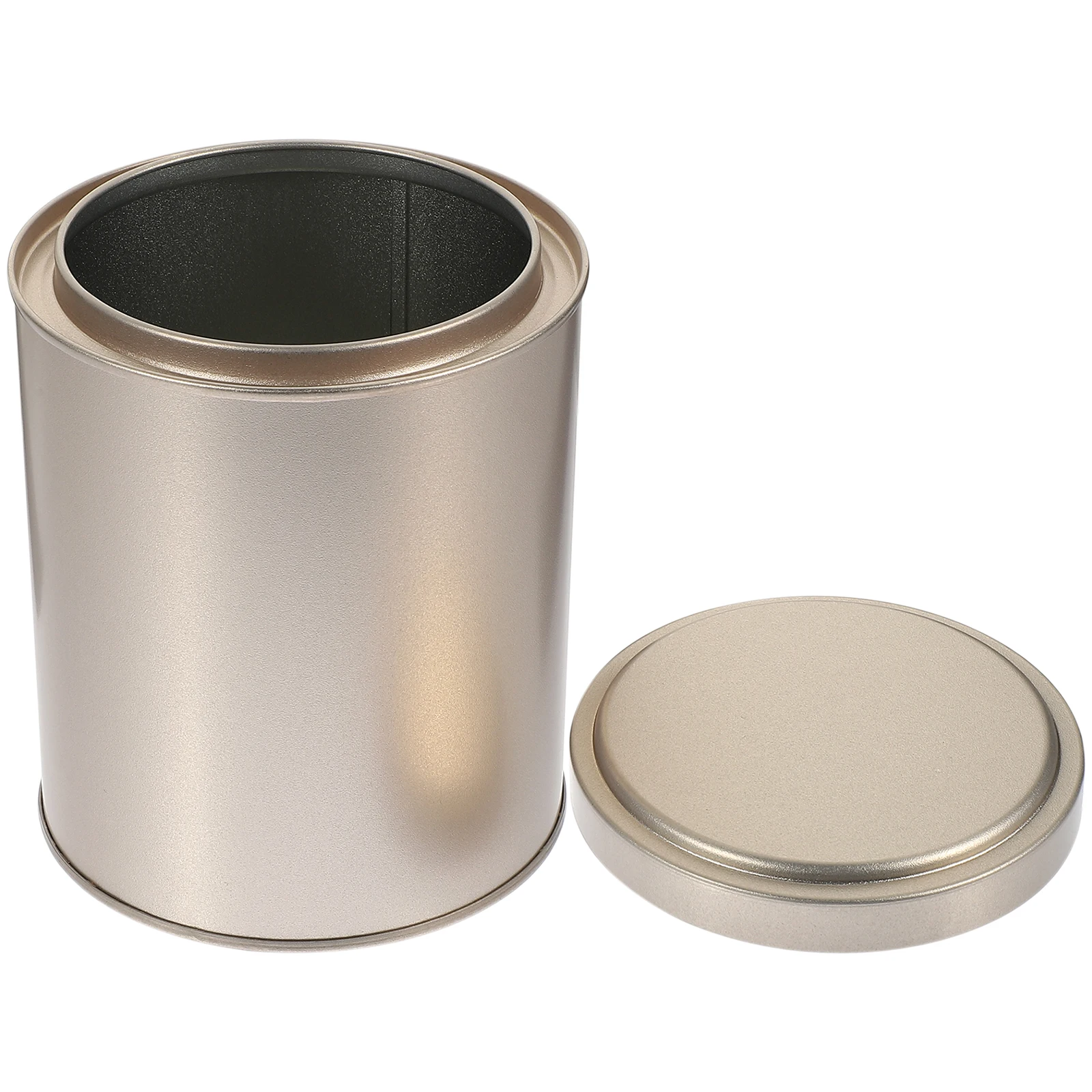 

Tea Canister Airtight Storage Container for Candy Dried Foods Tea Coffee Household Desktop Tinplate Canisters Practical Ornament
