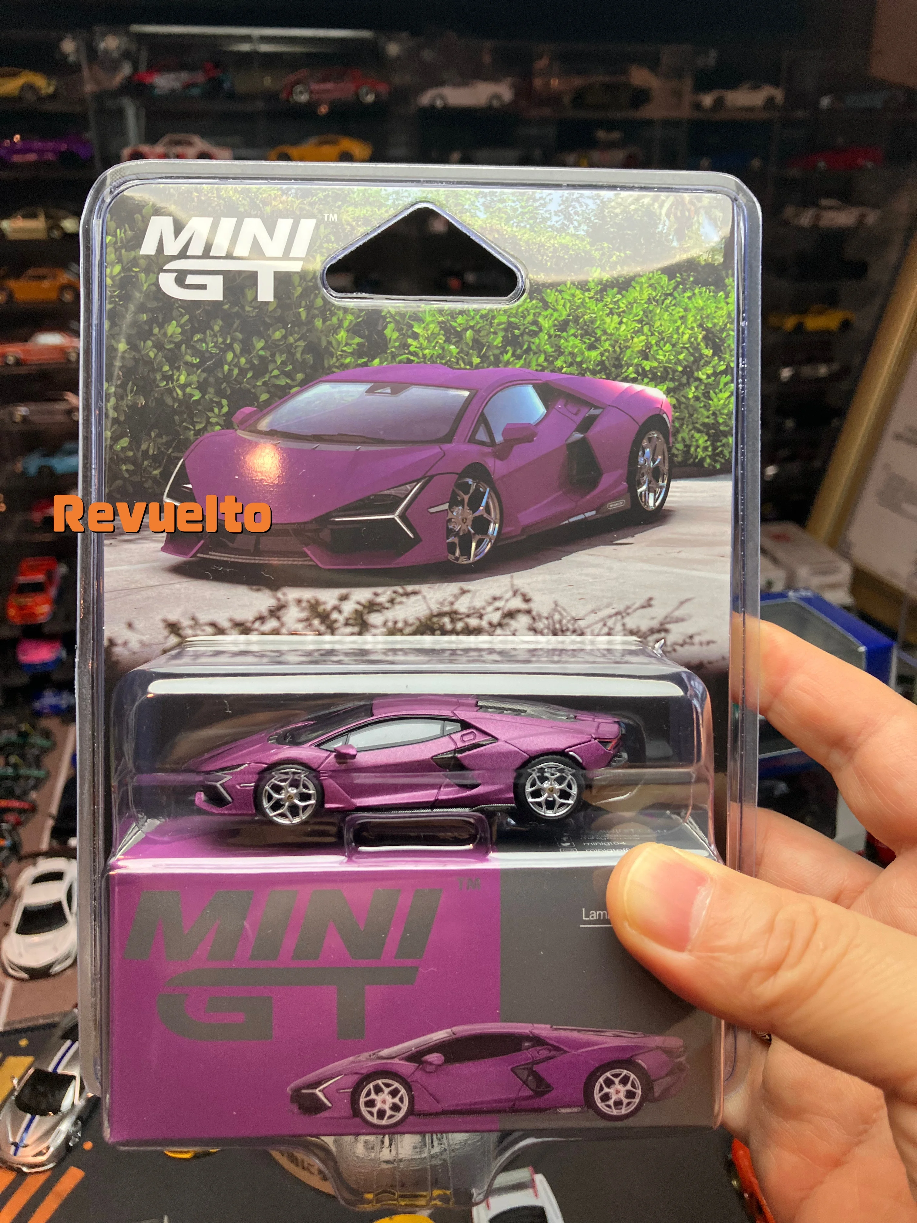 Mini GT 1:64 Revuelto Viola 30th Matte #1121 Diecast Model Car Alloy