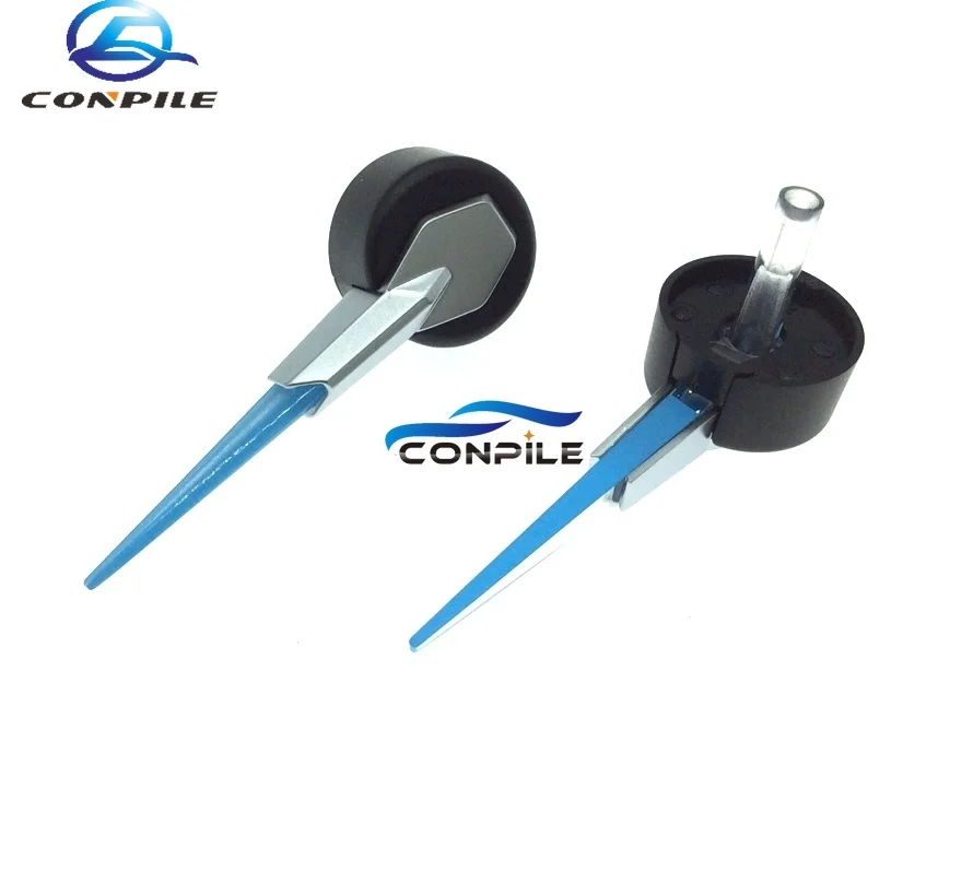 2pcs 1.2mm hole 39mm Car instrument meter pointer blue shaft standard light guide pointer cluster