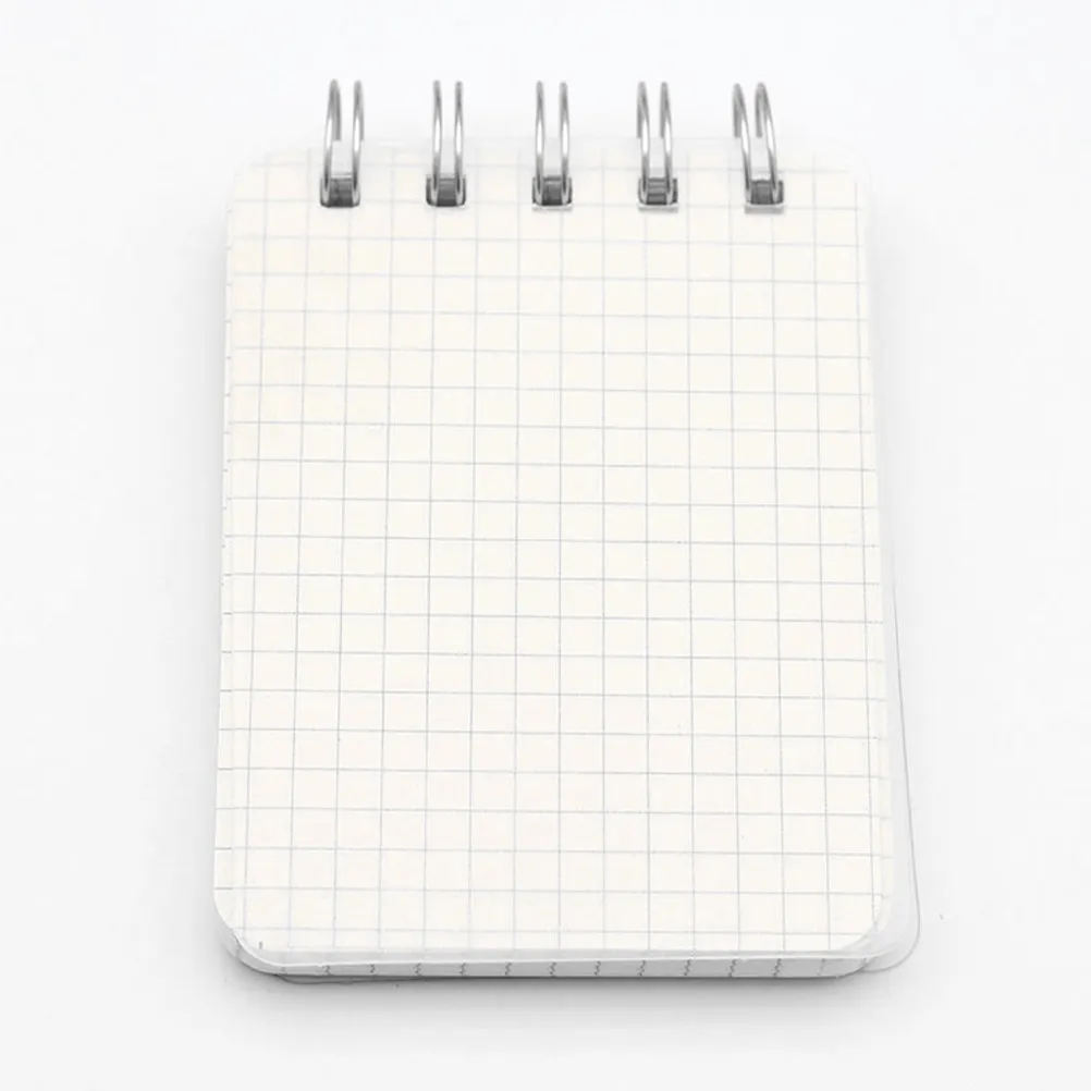 4Pcs Small Legal Notepads Portable Writing Pads Compact Memo Pad Set Lined Blank Grid Styles Sturdy PP Cover for School