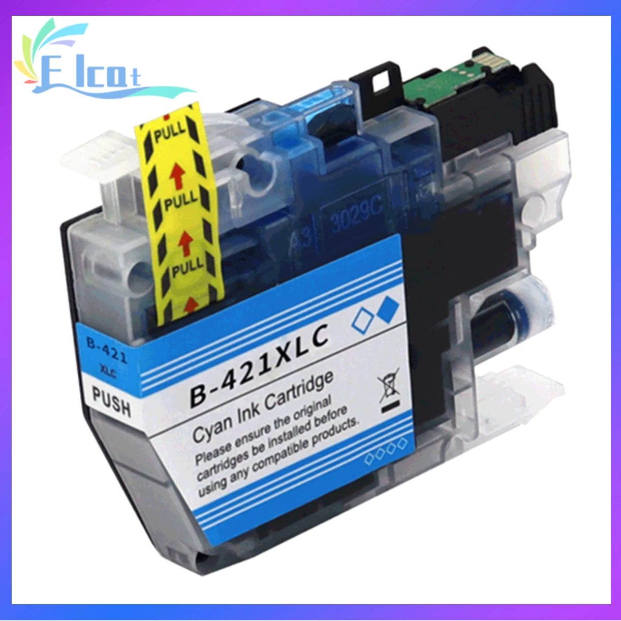LC421XL LC421 Ink Cartridge For Brother LC421XL 421 Cartridge Compatible For Brother DCP-J1050DW MFC-J1010DW DCP-J1140DW Printer