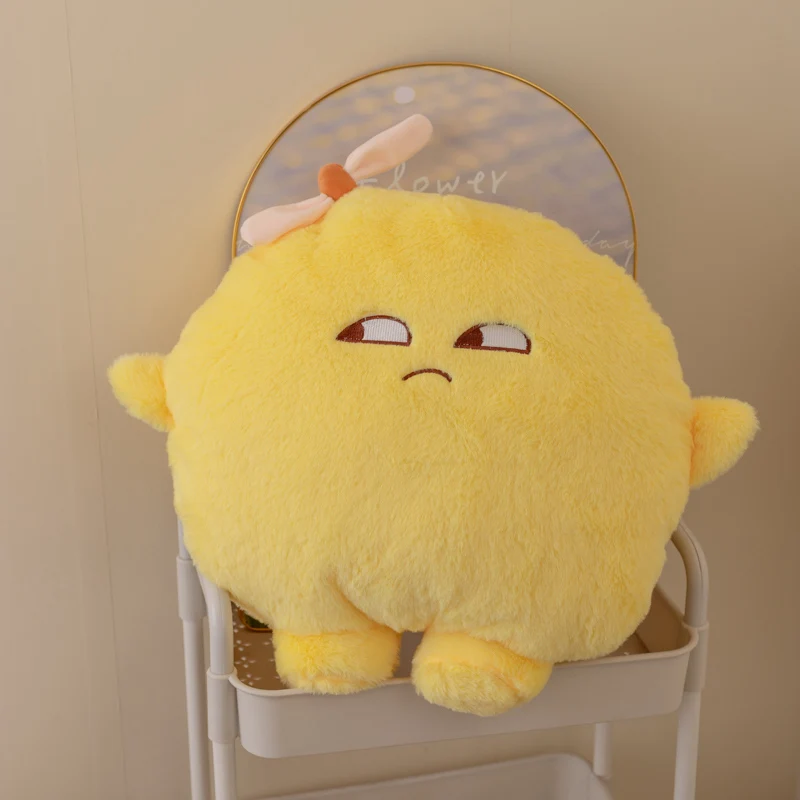 50CM Kawaii With Expression Lemon Plush Doll Rolling Eyes Lemon Doll Pillows Decorate The Bedroom Sofa Bed To Accompany Sleep