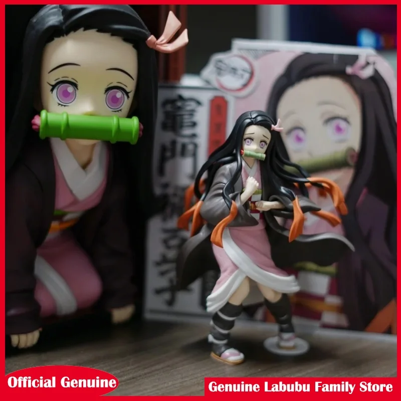 

Оригинальный Bandai Banpresto Demon Slayer Kamado Nezuko ПВХ сборная модель настольный орнамент коллекционная фигурка игрушка подарки на день рождения