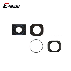 5pcs For iPhone 4 4S 5 5S 5C SE 2020 6 7 6S 8 Plus Home Button Glue Adhesive Rubber Gasket Sticker Holder Replacement Parts