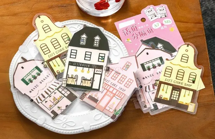 4 fogli Adattamento di pagine separate a fogli sciolti alieni per pagine indice letterario