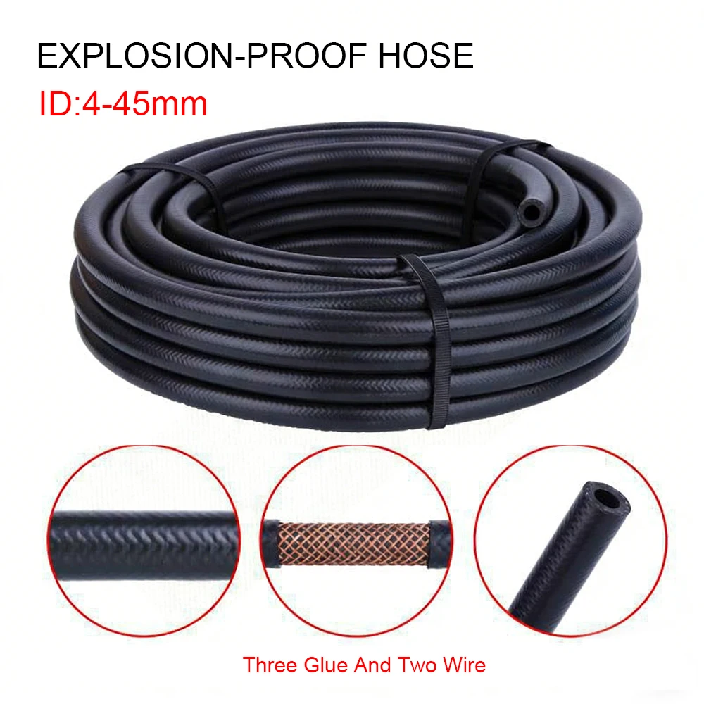 1Meter Car Fuel Hoses Fuel Pipe Fuel Line Hose  For Fuel Transfer ID 4mm 5mm 6mm 6.5mm 7.8mm 8mm 9.5mm 10mm 12mm 12.7mm~45mm