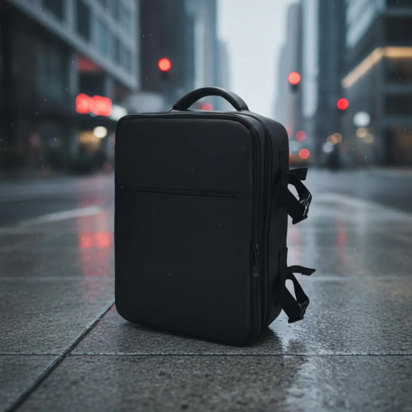 Backpack with Side Pocket Minimalist Daypack Zippered for Daily Commute - view 2