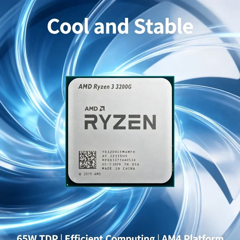 yd320bc5m4mfh-amd-ryzen-3-pro-3200g-apu-socket-am4-36ghz-65w-4‑core-4‑thread-l3-4m-per-aggiornamento-e-sostituzione-pc-desktop