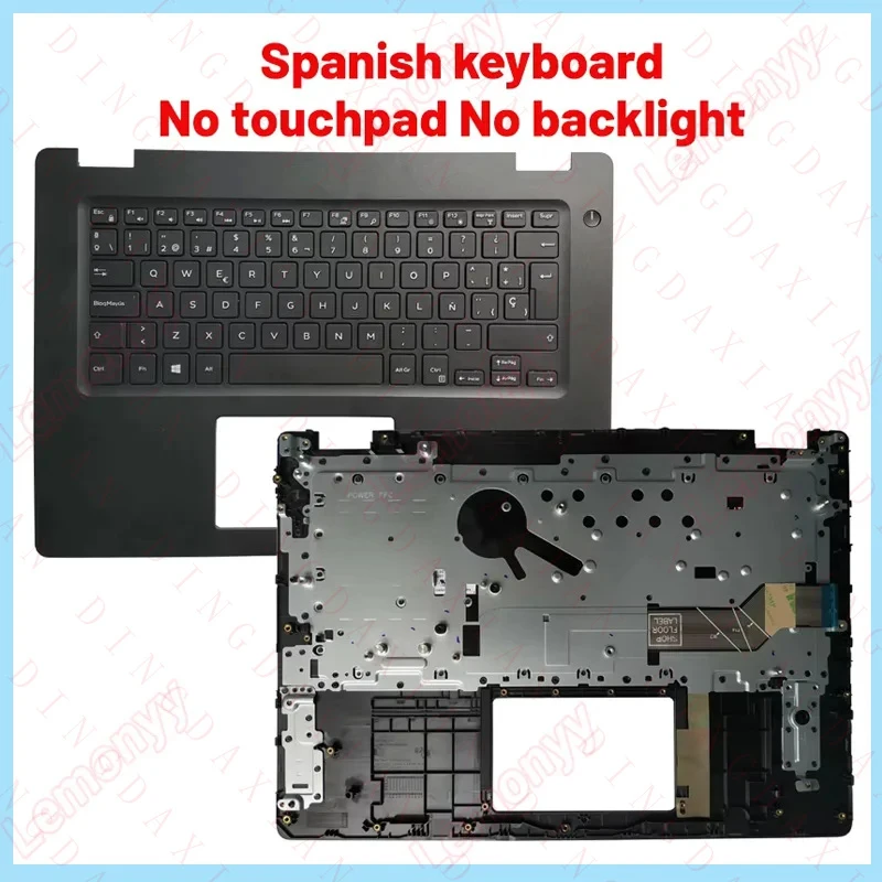 

НОВИНКА: Клавиатура и накладка на палмрест для ноутбуков Dell Latitude 3490 E3490 (US/испанская/латинская/бразильская/русская раскладка)