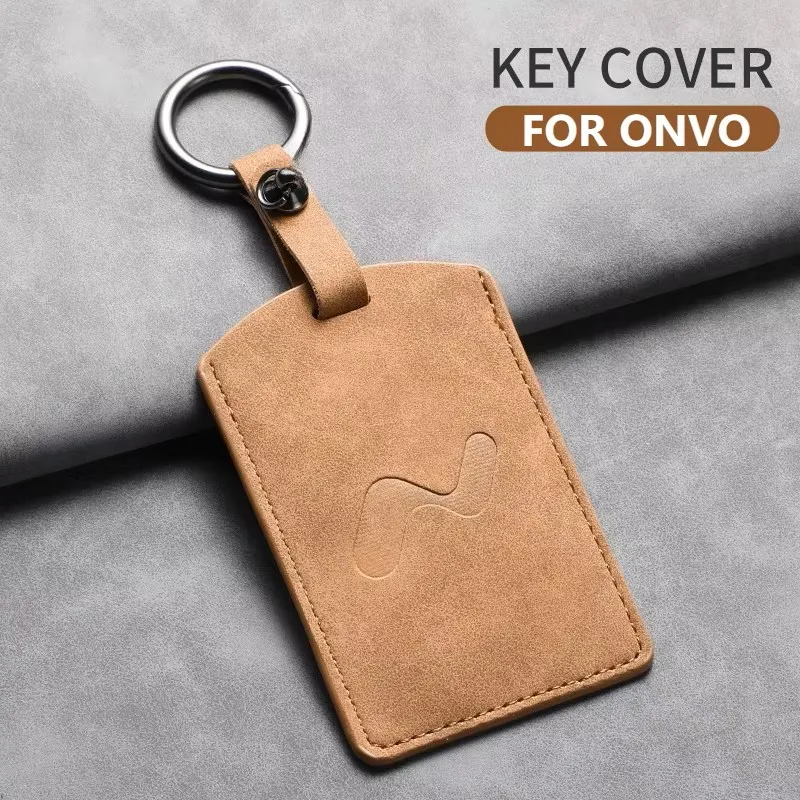 

For ONVO L90 L60 Car Smart Remote Key Card Case Cover Anti-Scratch Durable Car Protection Key Case Shell Interior Accessories