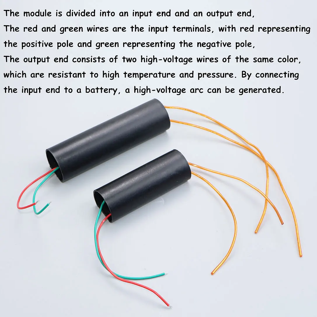 JCD 1PC DC 3V-6V 400KV 1000KV Boost Step-Up Power Module High Voltage Generator 400000V 1000000V For Electronics Projects ﻿