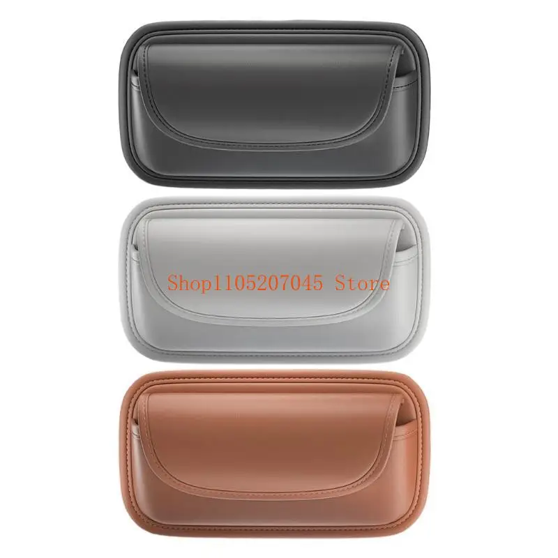 37cd Auto Car Visors Sunglasses Case Organizers Protective Eyeglass Holder, Closure Wear Resistant for Men and Women