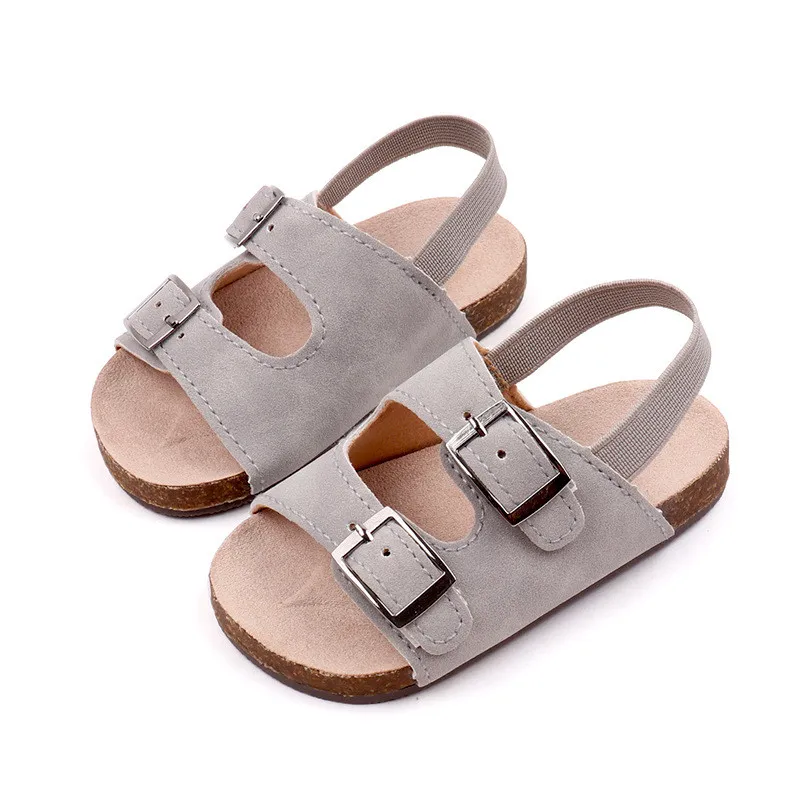 2023 New Baby Shoes Fashion Infant Boys Slippers Summer Sandals Toddlers Antislip First Walkers