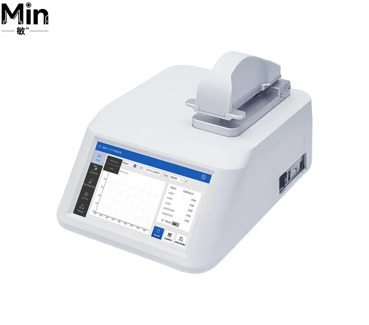 NanoOne Fast Testing Nano Micro Spectrophotometer UV Spectrophotometer for Nucleic Acid Protein Concentration Laboratory