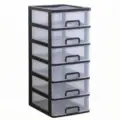 Large 6-tier Black