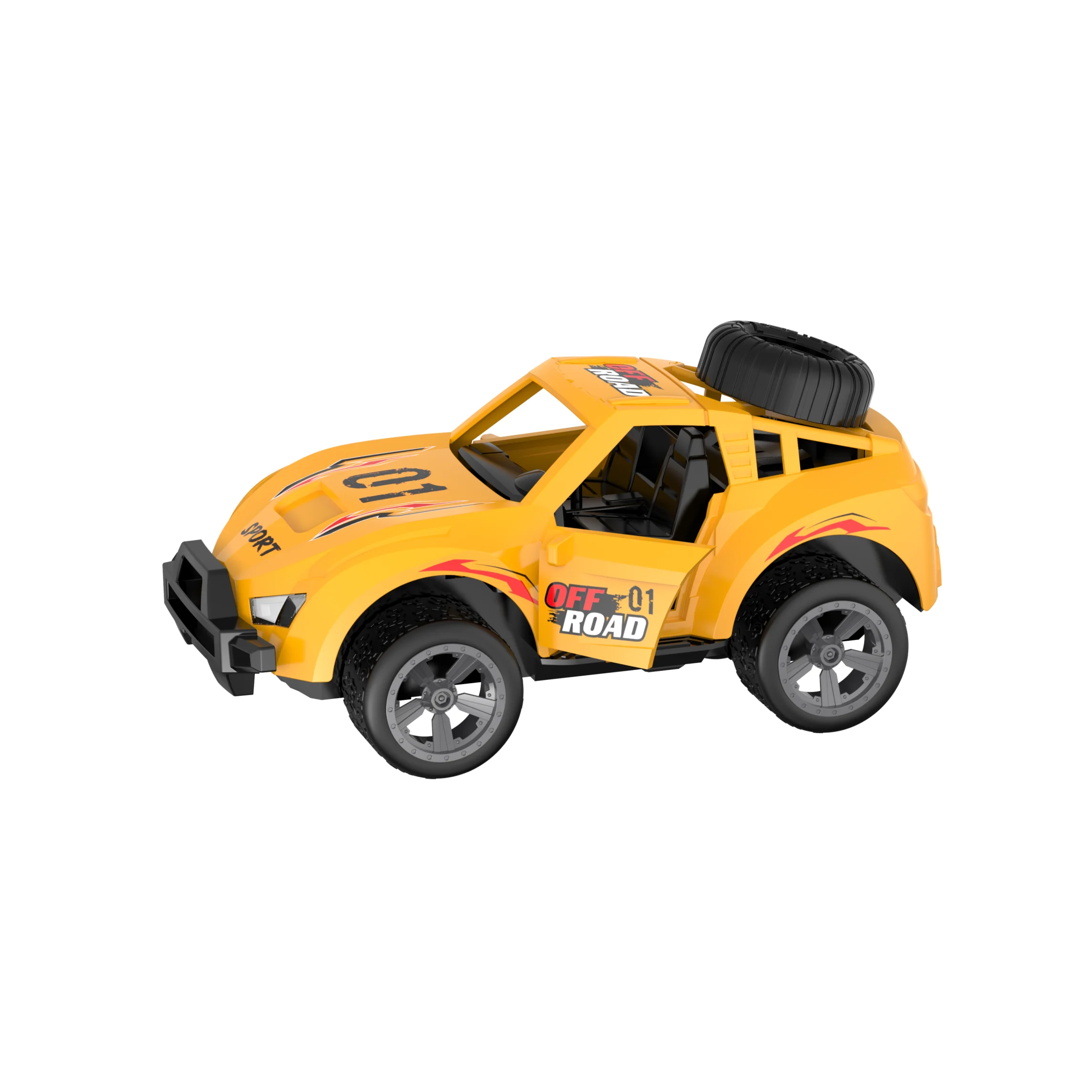 1: 32 simulación todoterreno inercia doble puerta policía montaña vehículo todoterreno